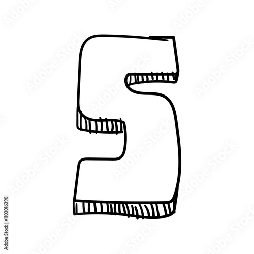 png transparent background hand drawn letter S