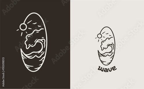 Wave logo vector template and symbol
Format Vektor
