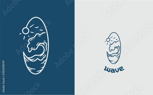Wave logo vector template and symbol
Format Vektor
