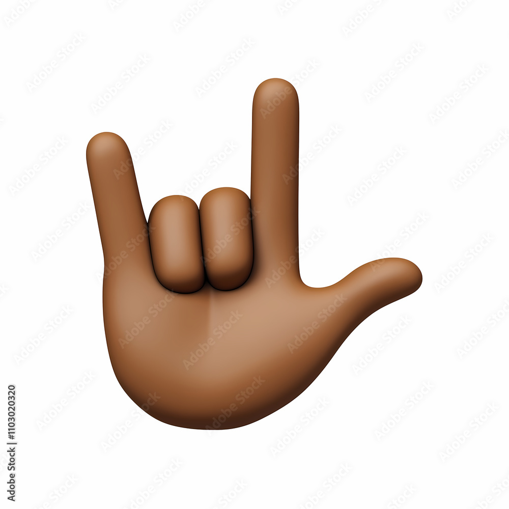 Fotografie I Love You Hand Sign