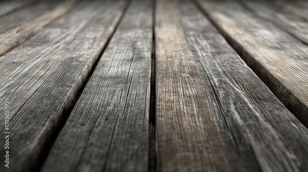 Weathered wood planks with rich textures, arranged closely and softly blurred against a subtle gray background, creating a rustic atmosphere. Weathered wood planks with rich textures, arranged closely and softly blurred against a subtle gray background, creating a rustic atmosphere.