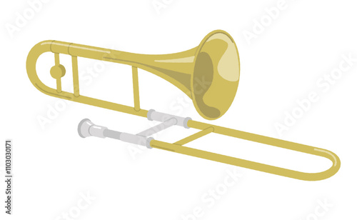 トロンボーンのイラスト