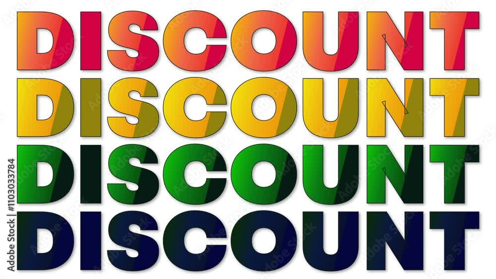 Animated Discount2 text and motion effect title with dots on white background. Proress Format. Animated Discount2 text and motion effect title with dots on white background. Proress Format.