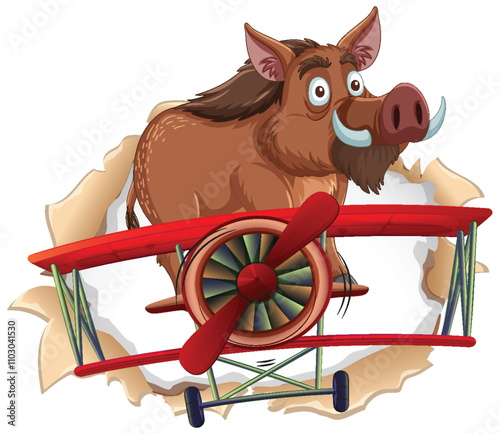Warthog and Biplane Adventure