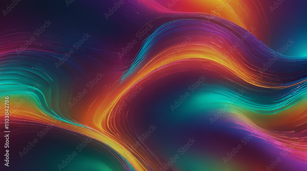 abstract colorful background with waves. Genrative.ai abstract colorful background with waves. Genrative.ai