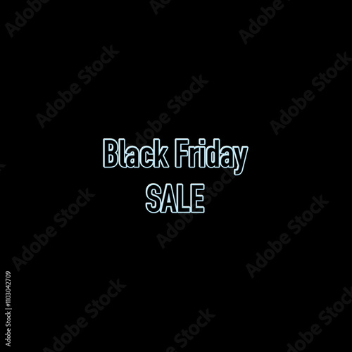 Black Friday sale illustration photo