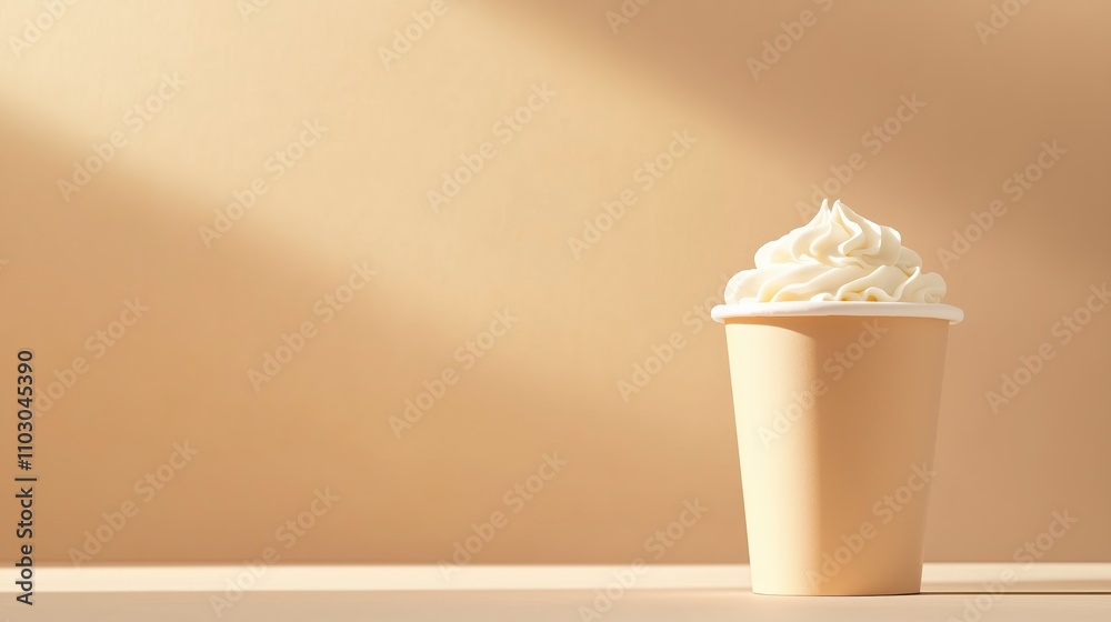 Delicious Whipped Cream Cup for Dessert Lovers Delicious Whipped Cream Cup for Dessert Lovers