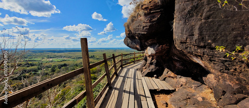 Walkway to Phutok hill photo