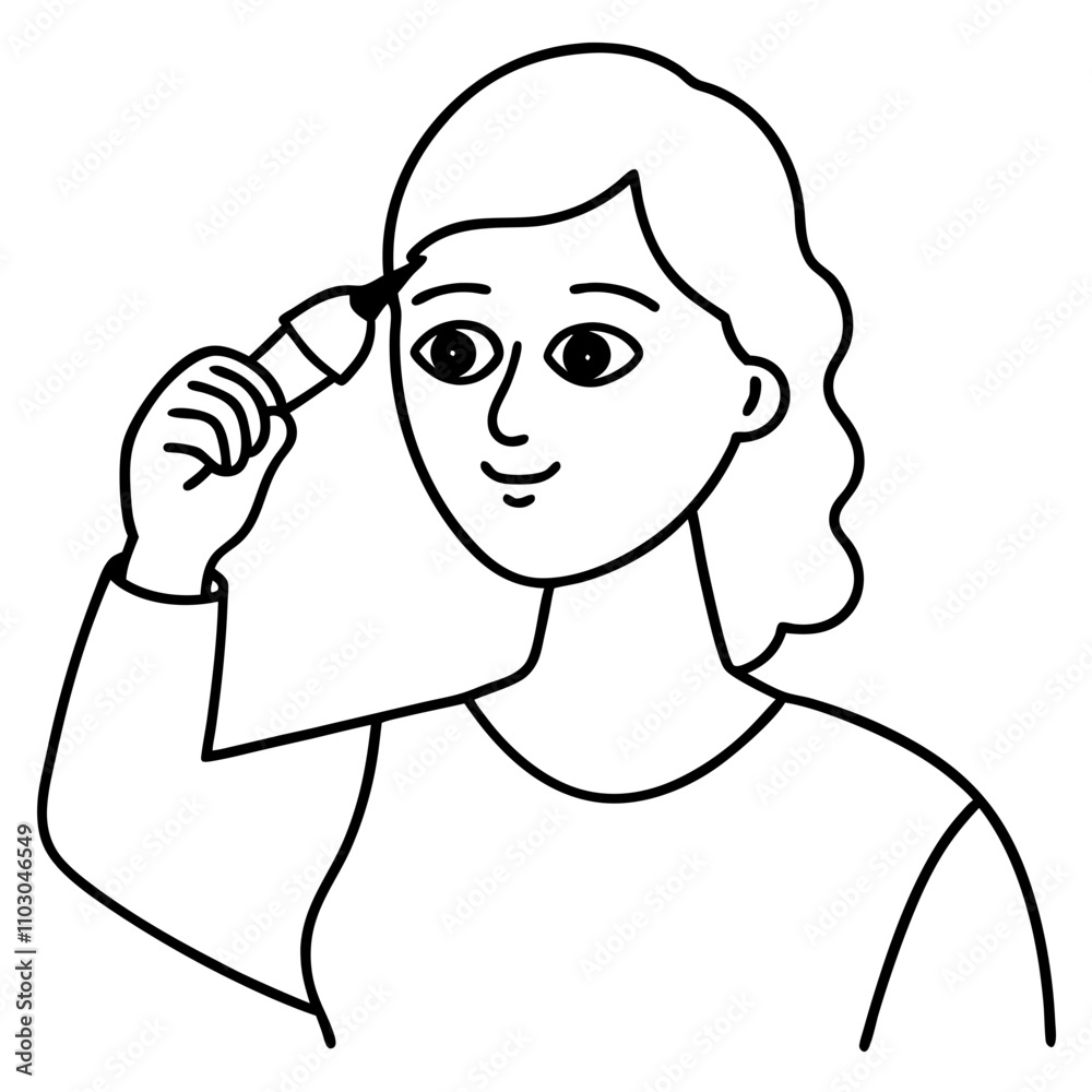 woman uses eye drops to improve vision woman uses eye drops to improve vision