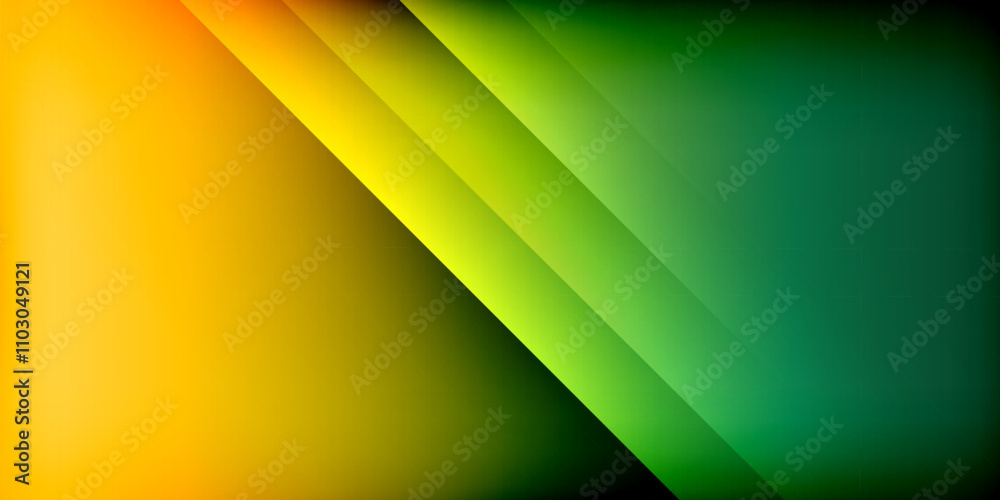 Obraz premium Dynamic shadow lines geometric shapes