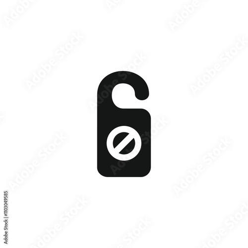 Do not disturb icon template vector illustration