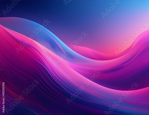 Abstract gradient from pink to blue, blending into dark purple, with soft light effect for a dreamy, ethereal look