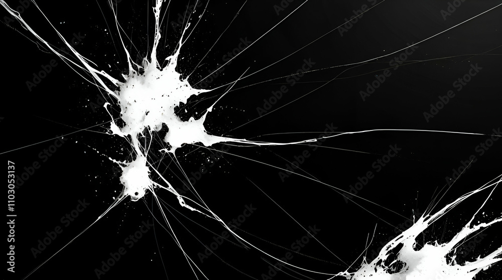abstract black background with splat brushes abstract black background with splat brushes
