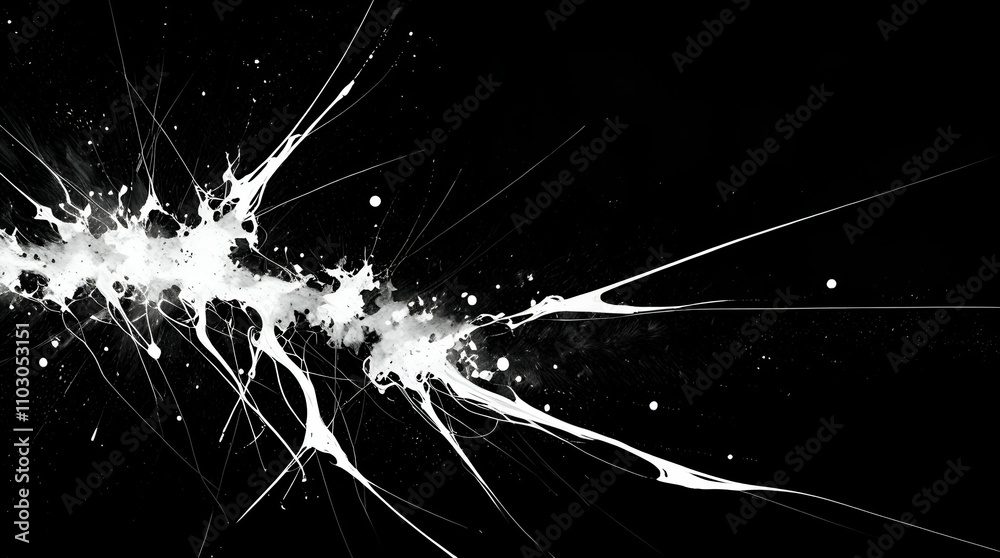abstract black background with splat brushes abstract black background with splat brushes