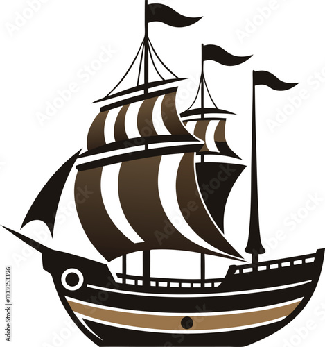ship on the sea