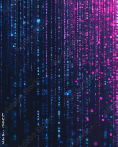 Binary Code Digital Art photo