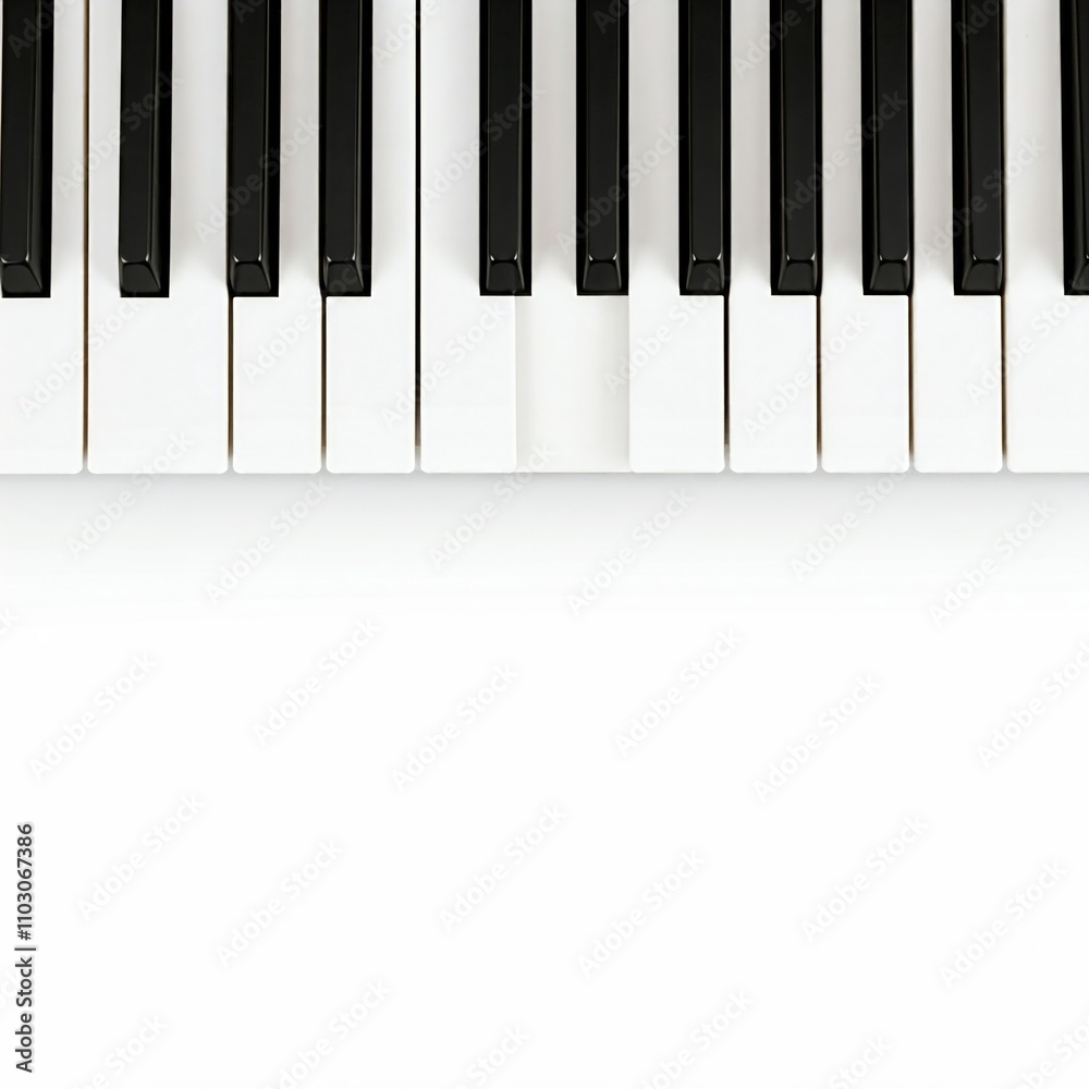 close up top view of white and black piano keys close up top view of white and black piano keys