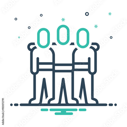 Mix icon for friendship