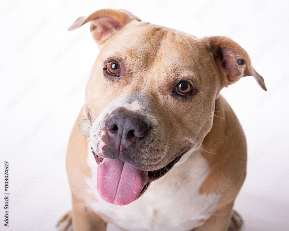 Pitbull portrait Pitbull portrait