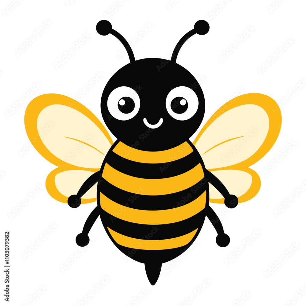 cute bee vector cute bee vector