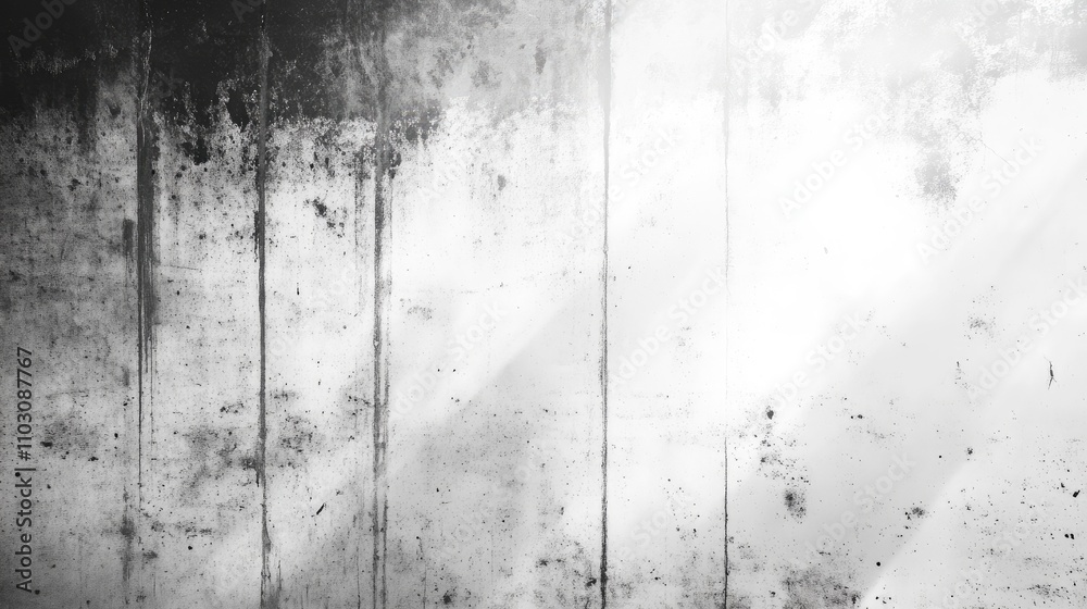 Obraz premium Weathered grunge backdrop with texture variations and a blank area for custom text placement, ideal for graphic design and creative projects.