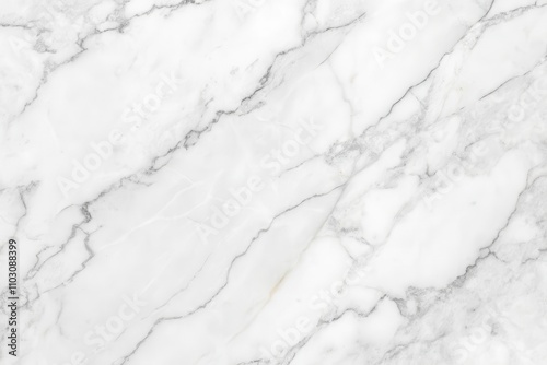 High-resolution image of pristine white marble with subtle gray veining, perfect for elegant design projects