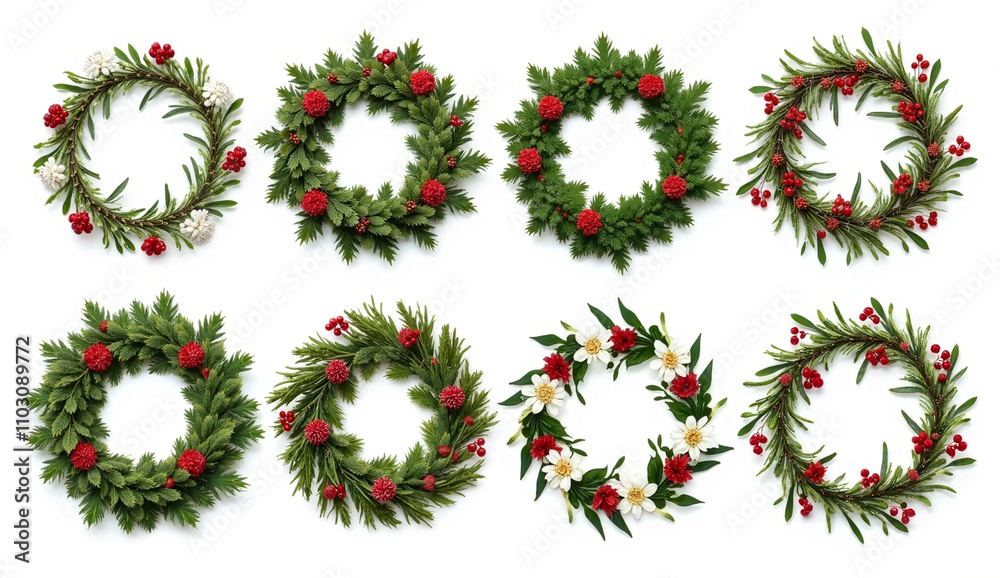 Festive Christmas Wreaths Festive Christmas Wreaths