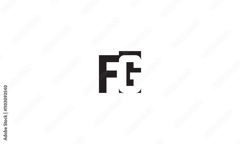 Initial Letter FG logo design, FG logo vector design, Alphabet FG logo, luxury logo FG monogram Initial Letter FG logo design, FG logo vector design, Alphabet FG logo, luxury logo FG monogram