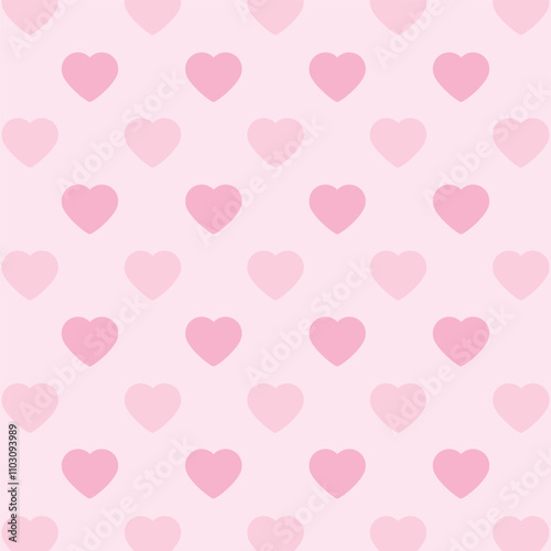 Pink backgrounds Valentines day seamless pattern Love textures with hearts Cute romantic prints-07