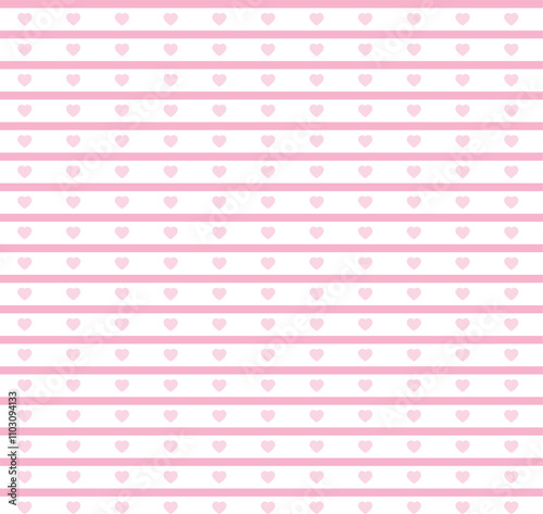 Pink backgrounds Valentines day seamless pattern Love textures with hearts Cute romantic prints-02