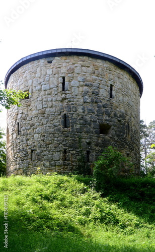 Historical Tower at the Castle in the Town Liebenburg, Lower Saxony photo