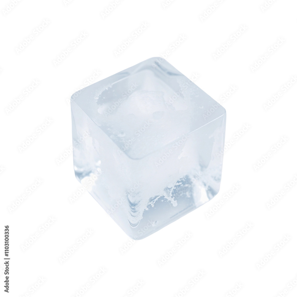ice cube isolated on white background ice cube isolated on white background
