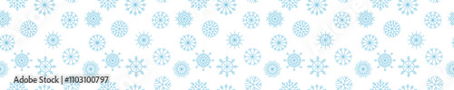 Vector snow decoration. Falling snowflakes ornament. Light snowflakes, snow storm, winter, snowfall eps. Christmas seamless pattern.