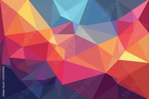 A colorful abstract background with a geometric pattern