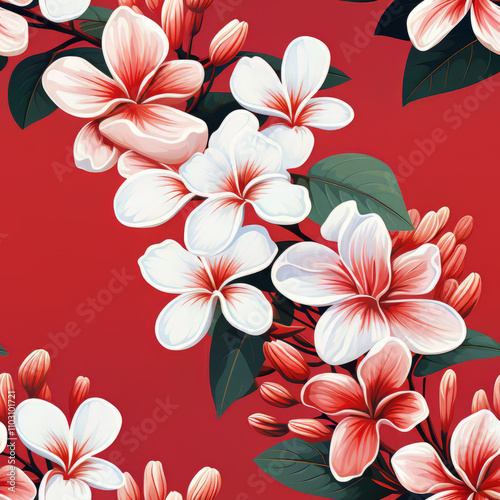 Flower and Plants, Frangipani Graphic Design Elements