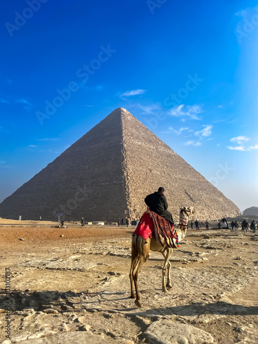 pyramids on camel