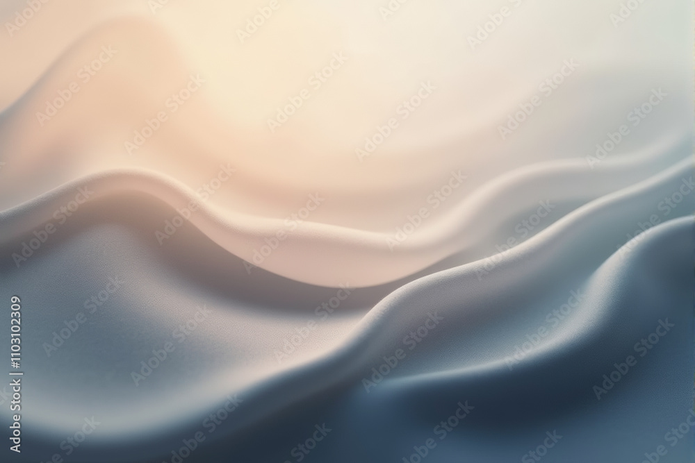 Fototapeta premium A soft flowing fabric in pastel hues background