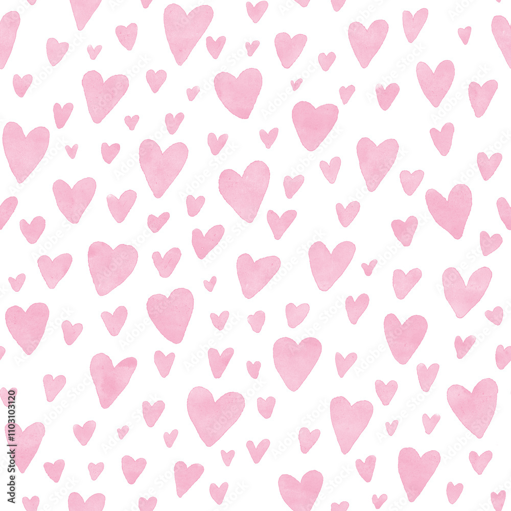 Design for wedding seamless pattern pink hearts Design for wedding seamless pattern pink hearts
