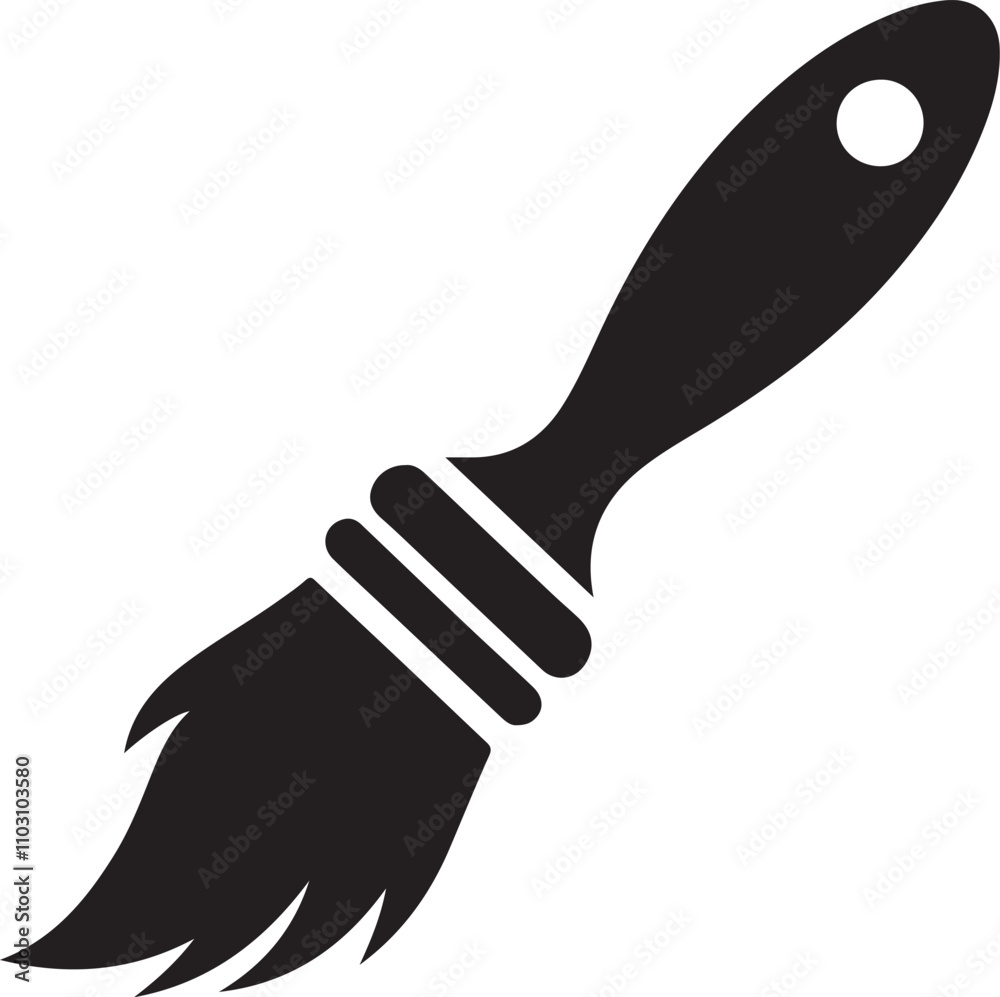 paintbrush vector illustrations for artists and designers. paintbrush vector illustrations for artists and designers.