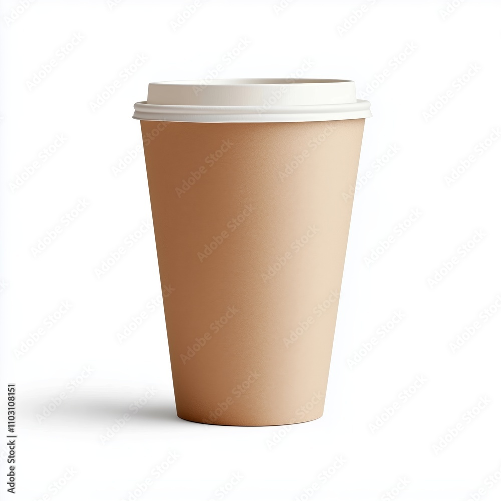 Warm coffee cup on white table with minimalist design in cozy cafe atmosphere during afternoon break Warm coffee cup on white table with minimalist design in cozy cafe atmosphere during afternoon break