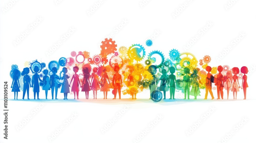 Naklejka premium Designed Management Training Program for Professional Development and Skill Enhancement