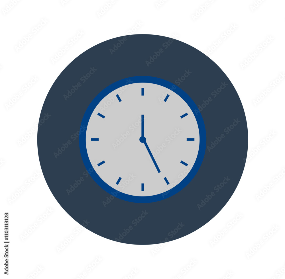 Simple Business Clock Icon for Productivity Simple Business Clock Icon for Productivity