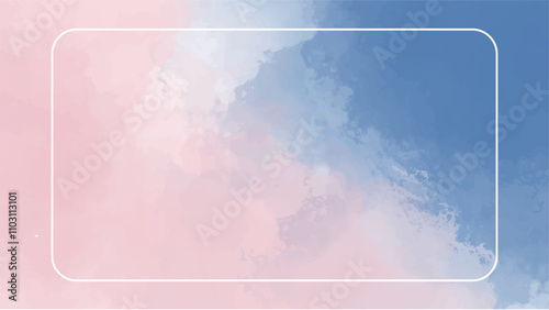 Abstract pink watercolor background.Hand painted watercolor. vector