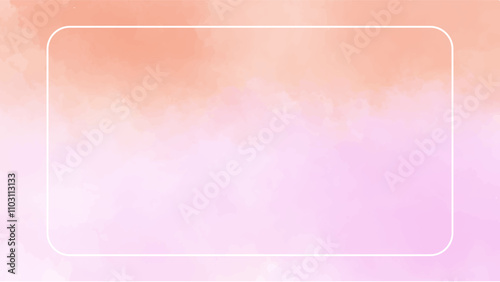 Abstract pink watercolor background.Hand painted watercolor. vector
