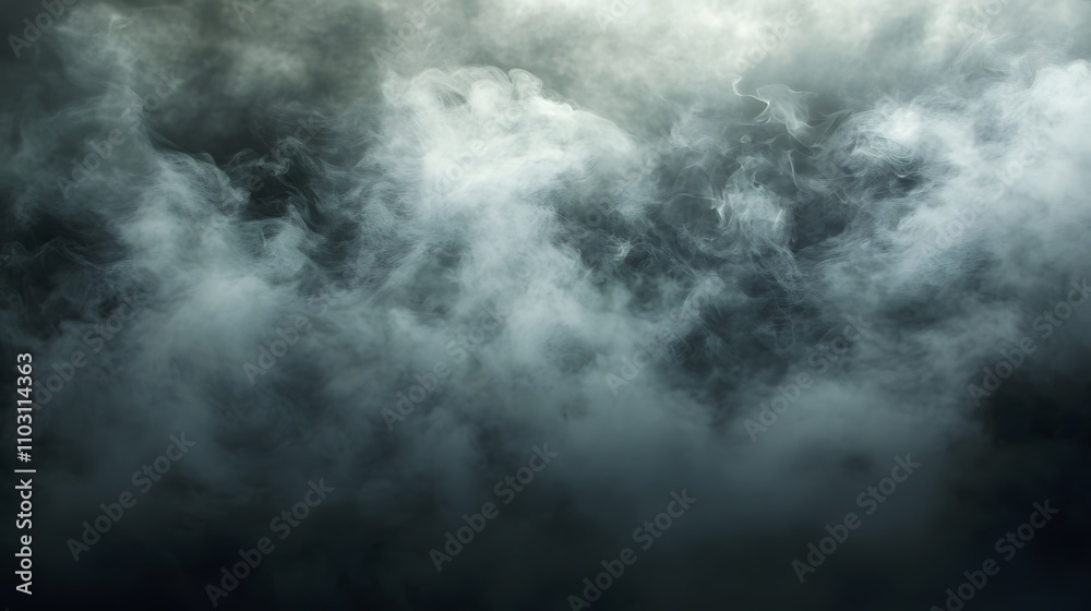 Dark Grey Smoke Clouds Fill The Frame Dark Grey Smoke Clouds Fill The Frame