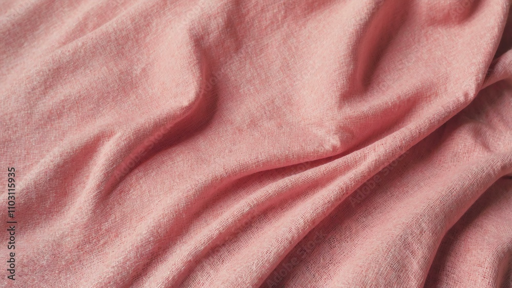 Plain pink cloth with halftone grunge texture background