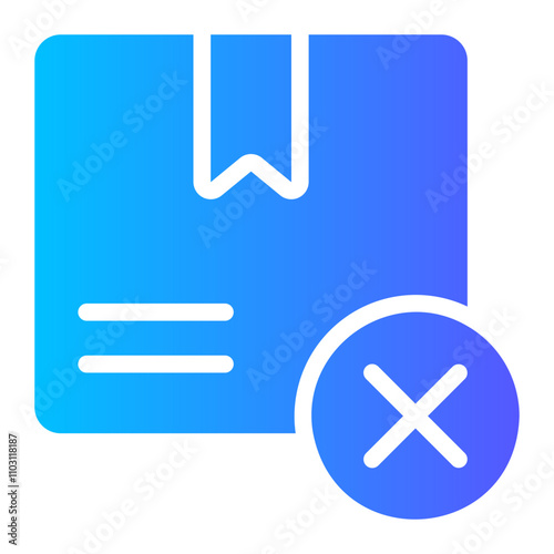 rejected gradient icon