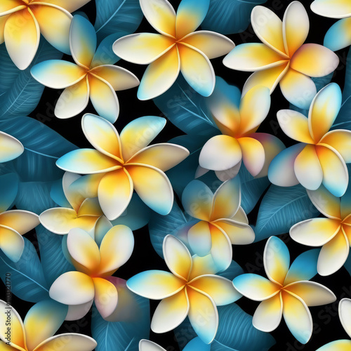 Frangipani Floral Graphic Design Assets