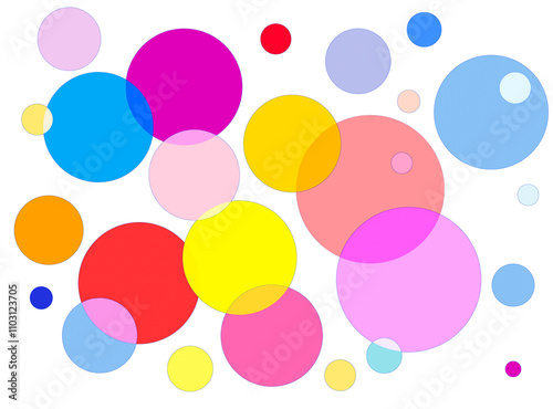 pattern with colorful circles