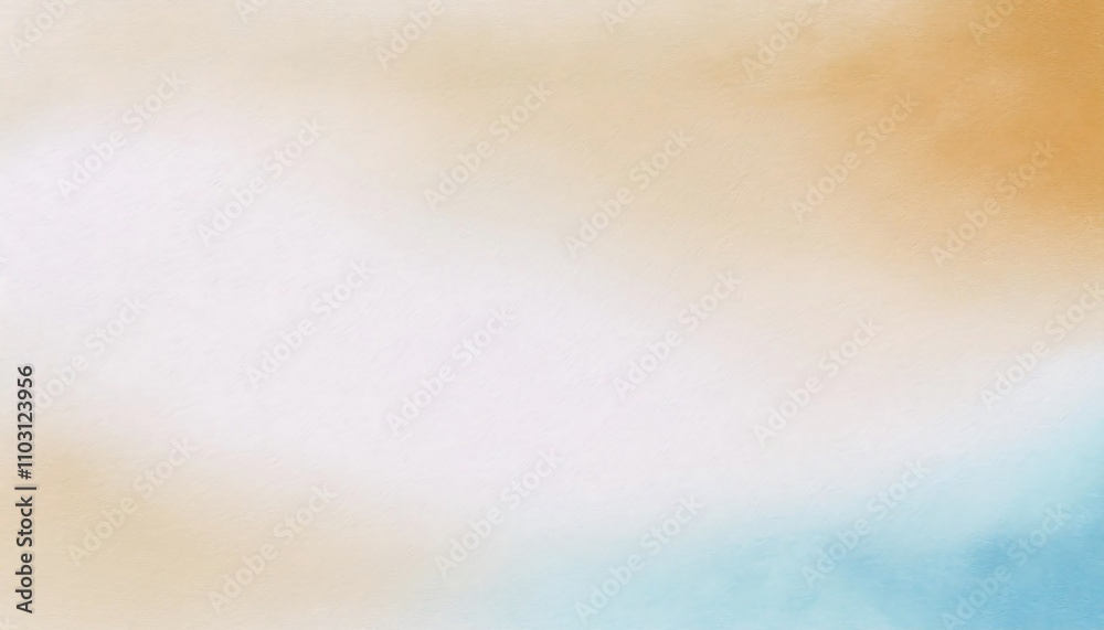 Aged watercolor paper texture with light blue and brown paint, perfect for vintage design and grunge art